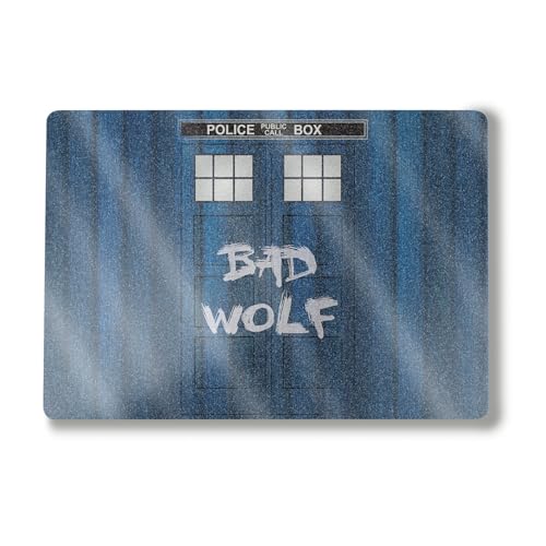 Image of Glossy Glitter Laptop Skin Compatible with Surface Laptop 7 15 inch (2024) - Time Lord Box - Premium 3M Vinyl Protective Wrap Decal Cover - Easy to Apply | Crafted in The USA by MightySkins