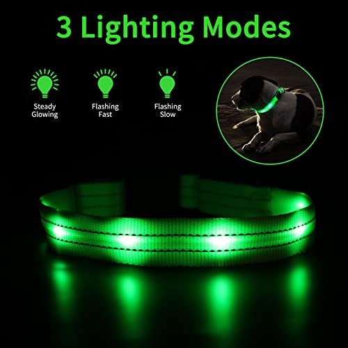 rechargeable flashing dog collars