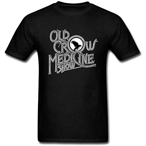 Photo de AYUAN Men's Old Crow Medicine Show Logo T-Shirt M Colorname Short Sleeve Black