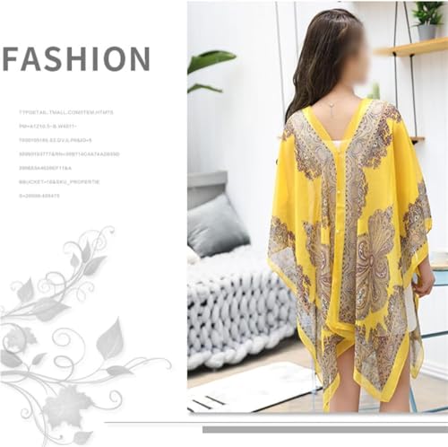 French Sun Protection Shawl, Women's Fashionable Beach Cardigan Hollow Out Lightweight Breathable Chiffon Shawl4