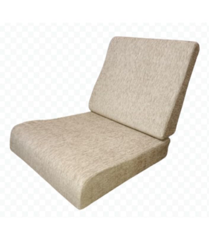 A G S Chairs Sofa Cushion Mould Foam, seat 21x22 Back 21x18 Five-Set 10 Pieces, Beige, with Zip Cover-image-40