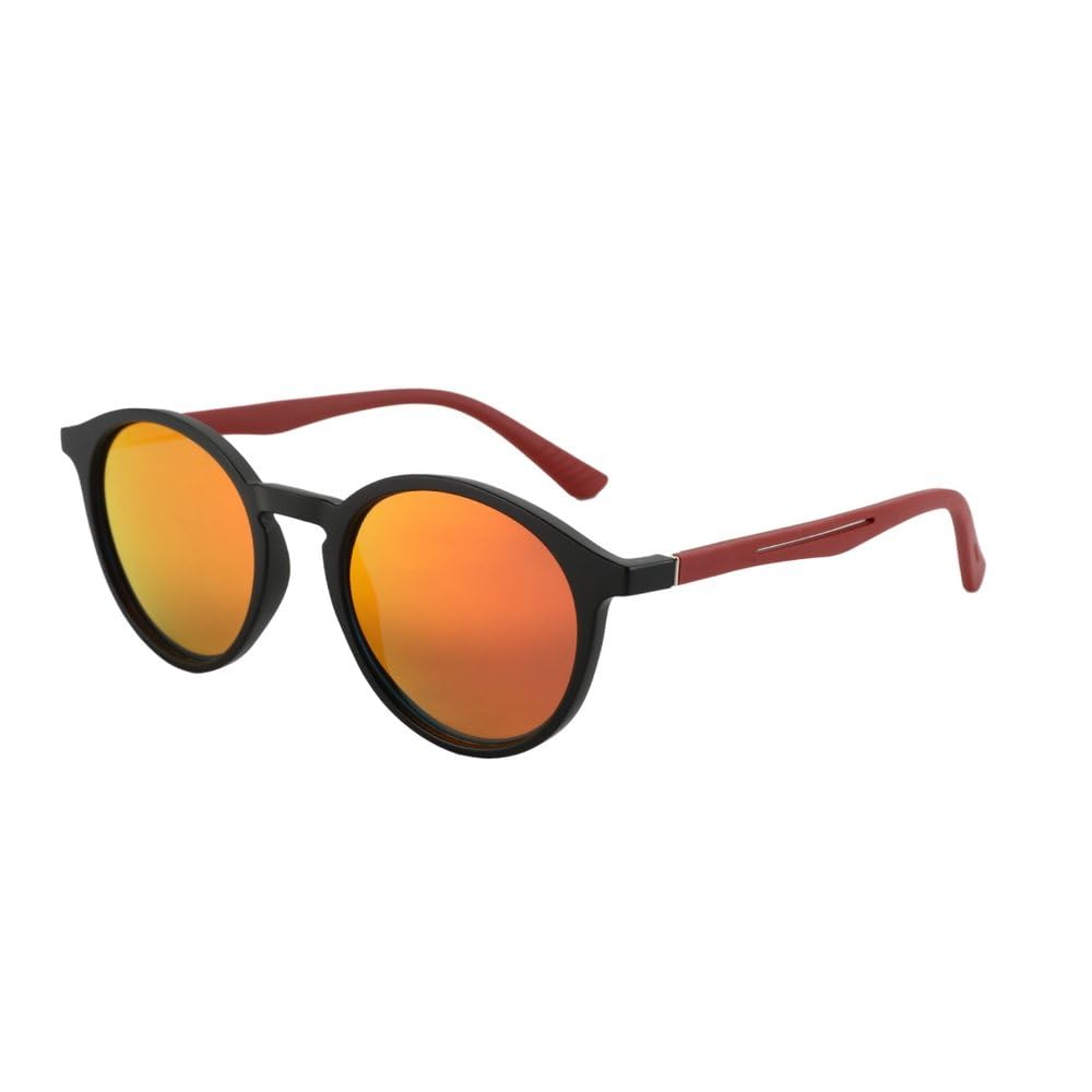 Okulary przeciwsłoneczne retro z polaryzacją, męskie i damskie, vintage, okrągłe, gumowe, z nóżkami, okulary przeciwsłoneczne UV400, okulary przeciwsłoneczne, 1005 R, Y, lustrzane