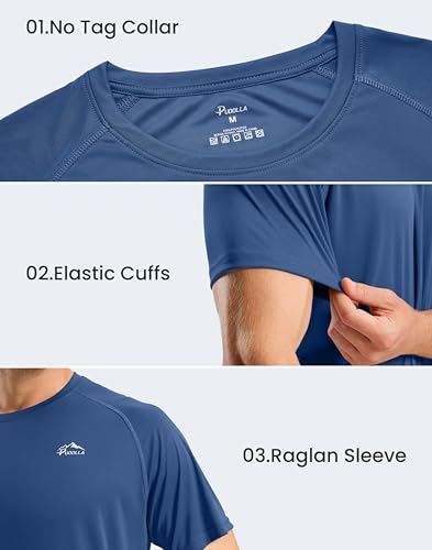 Save 25% on Pudolla Men's UPF 50+ Rashguard Swim Shirt - Image 6