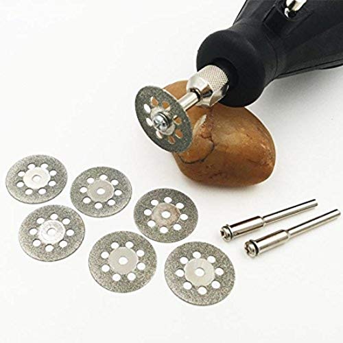 Image of DIY Crafts Design No # 9, Pack of 10 Pcs, Shank Arbor Cut-Off Wheel HSS Mandrel Holder Fit D (Design No # 9, Pack of 10 Pcs)
