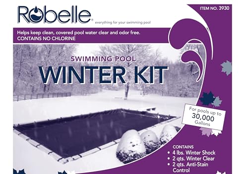Robelle 30,000 Gallon Triple-Action Winter Kit, Premium Pool Closing Kit, for Pools up to 30,000 Gallons