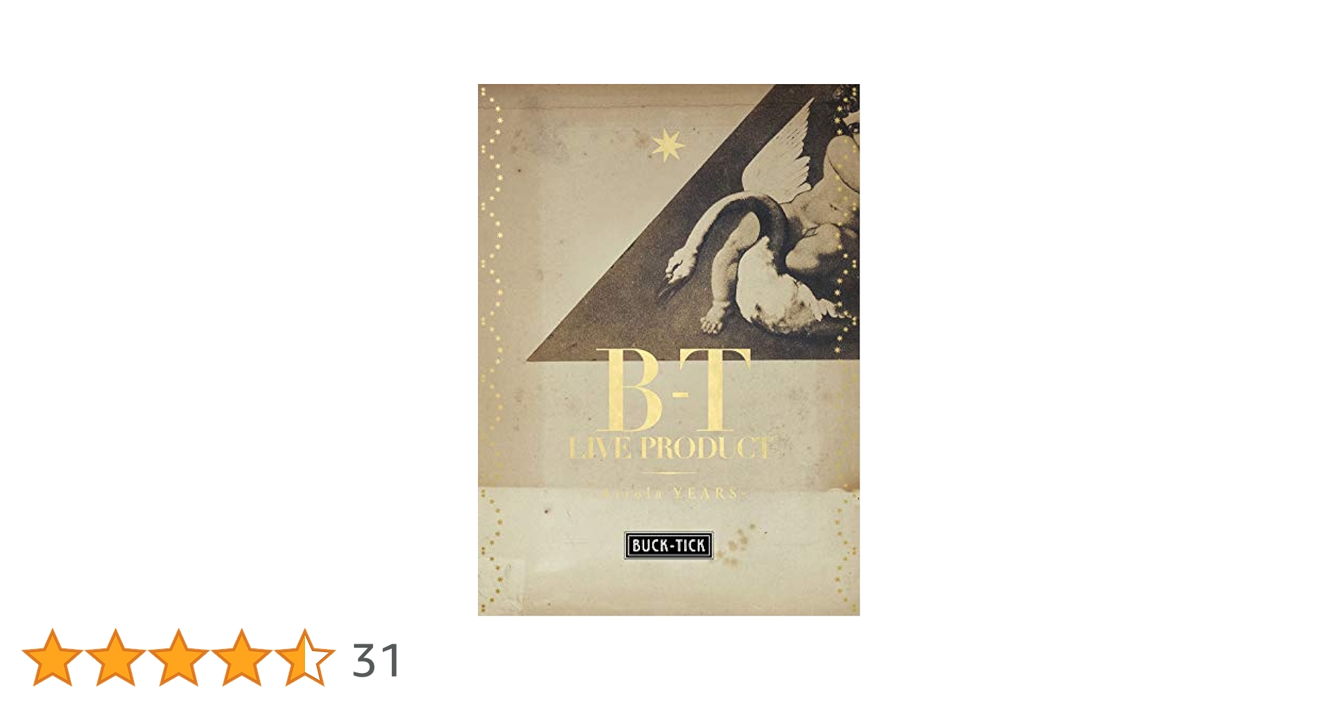 BUCK-TICK/B-T LIVE PRODUCT/Blu-Ray/ブルーレイ Amazon.co.jp: B-T LIVE PRODUCT Ariola YEARS- (完全生産限定盤