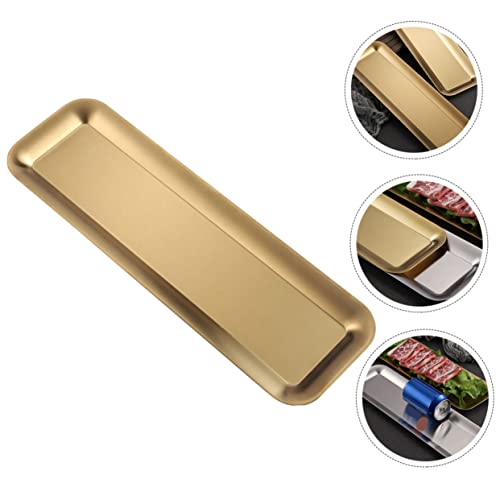 Plato rectangular de acero inoxidable Garneck miniatura 6