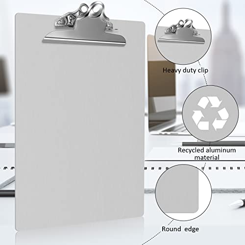 Mimorou MIMOROU- METAL CLIPBOARD-33 4 Pcs Metal Clipboard Heavy Duty Aluminum Clipboards 12 X 9 Inch Metal Clip Board thumb #2