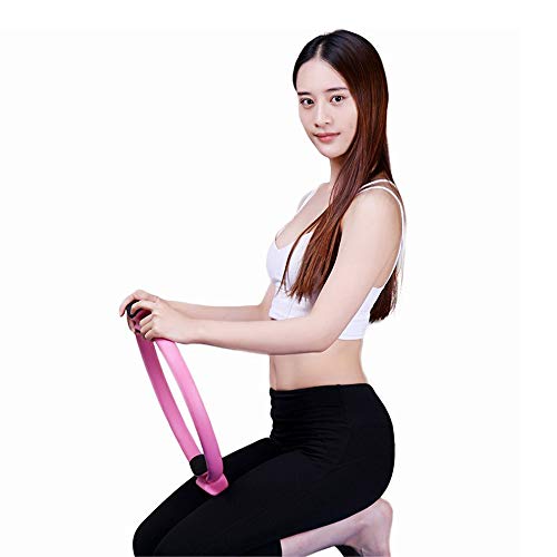 Leeofty Anel de fitness Exercício Anel de Yoga Círculo Pilates para mulher Anel de fitness Exercício