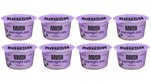 Mush Overnight Oats - Blueberry - 15g Protein, Good Source