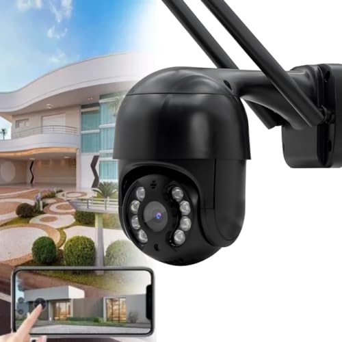 Câmera Speed Dome Ip Full Hd Mais Ptz Wifi Prova De Água 360 Com Varredura Automática