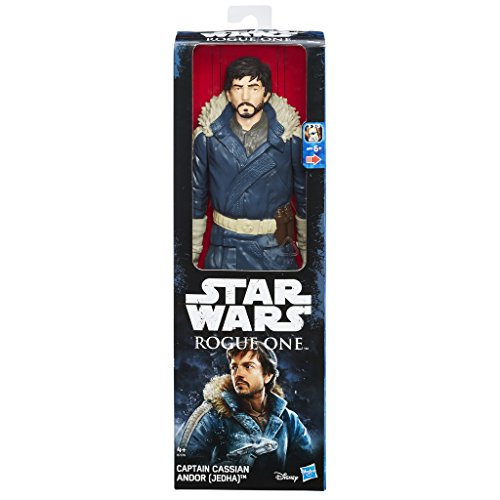 Star Wars Rogue One Jedha Captain Cassian Andor Figure, 12-Inch