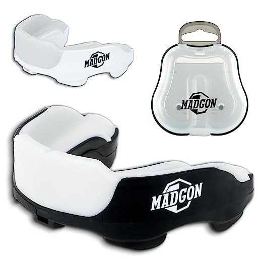 MARTIAL Premium Mundschutz für ideale Atmung. Zahnschutz perfekt anpassbar mit Transportbox. Für Kampfsport, MMA, Boxen, Kickboxen, Hockey, Football - Erwachsene