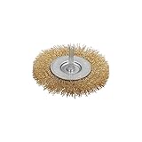 Stahlbürste, Messing, Scheibe, 50 mm, 1/4