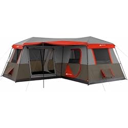 Ozark Trail 3 Room L-Shaped Instant Cabin Tent With AC Port
