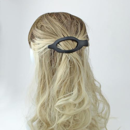 Set de 4 pinzas de pelo multicolor mate miniatura 4