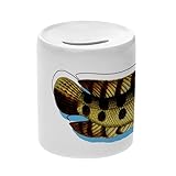 FORMAT STANDARD : Avec une hauteur de 9,3 cm et un diamètre de 8,4 cm (format proche d'un mug classique), elle offre une belle contenance pour accumuler pièces de monnaie et billets sans prendre trop de place.