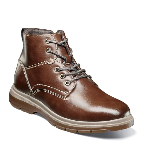 Florsheim Boy's Lookout Jr. Plain Toe Lace-up Boot (Toddler/Little Big Kid) Lace Up