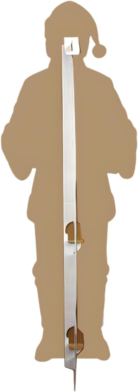 LEMONSODA Santa Claus with Face Hole Life Size 6 Feet Cardboard Cutout Standup, Photo Op - Made in USA - Christmas & Holiday Decorations