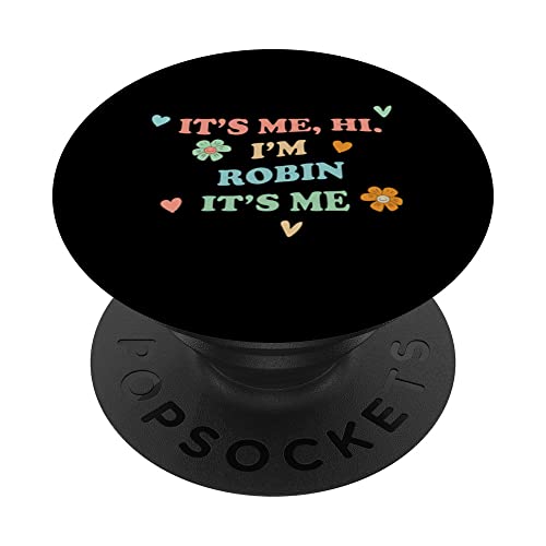 Groovy It's Hi Me - Nombre personalizado divertido petirrojo PopSockets PopGrip Intercambiable