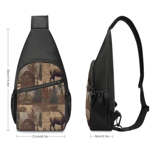 Morrales tipo sling para senderismo y uso casual miniatura 2