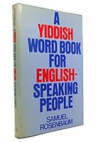 A Yiddish Word Book for English-Speaking People 0442270151 Book Cover