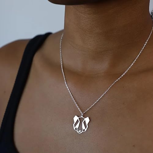 Pendentif panda argent 925 médaillon classique à offrir
