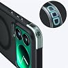 Funda magnética para Xiaomi 17Pro Max/17/17Pro, protección contra caídas con airbags en las cuatro esquinas, cubierta esmerilada resistente al amarilleo, negro 6