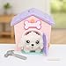 Little Live Pets My Puppy's Home Mini Playset, Pink, Play Dog with Building Dog House Toys, Customizable Puppy Plush Toy for Kids of Ages 5+