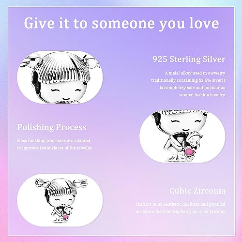 Polengju Little Charm For Women Bracelet Necklace 925 Sterling Silver,Mother'S Day Birthday Christmas Jewelry Collection Gifts thumb #1