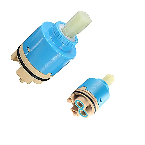 Wasserhahn-Kartusche Ø 35 mm - praktische Ersatzkartusche aus Keramik - Ersatzkartusche für Keramikhahn (1 Stück)