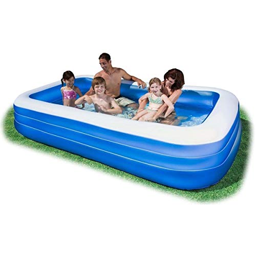 Piscina Inflável Retangular - 150✘115✘55cm - Médio 2000L