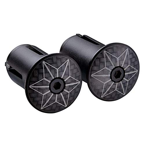 Supacaz Star Plugz Lazer Carbon, Set #TOP16