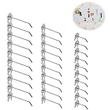 【Paquete incluido】 Este juego de 30 ganchos para tablero de clavijas es perfecto para todas sus necesidades; la longitud es de 5 cm, 7 cm y 10 cm. Con ganchos de diferentes longitudes, puede colgar objetos pequeños y grandes.