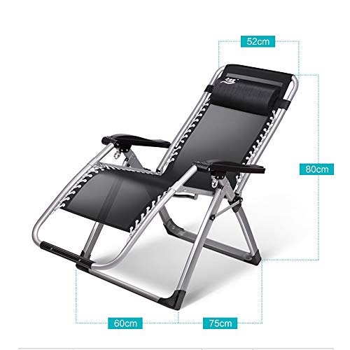 Chaise de camping pliante avec dossier de plage confortable