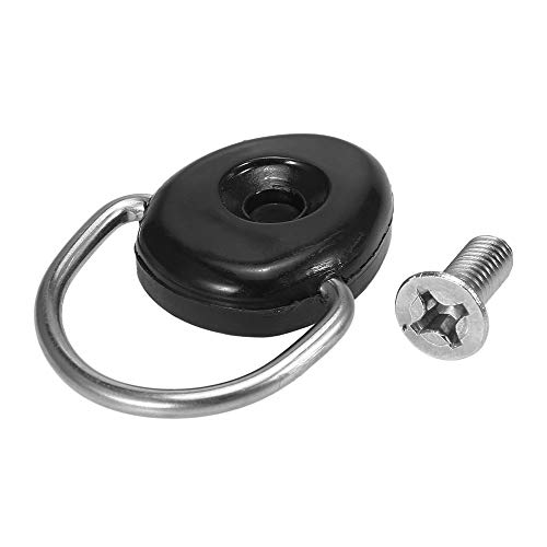 Fivela, Romacci 10 unidades Kayak Oval D Rings com kit de parafuso Deck Loop Montagem Kit de amarraç