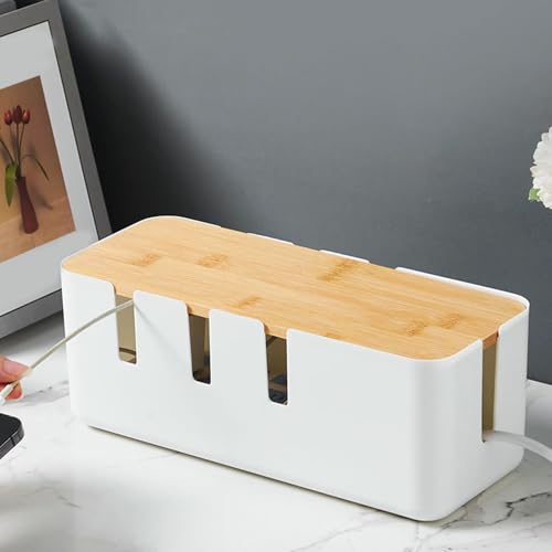 Boîte de rangement pour câbles multiprise et hub USB maison - 4