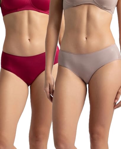 Image of Jockey 1802 Women's High Coverage Micro Modal Elastane Stretch Hipster with Ultrasoft Concealed Waistband (Pack of 2)