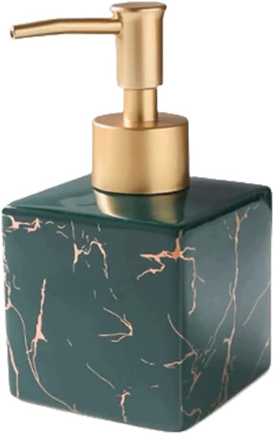 ソープディスペンサー セラミックソープディスペンサープレスメタルポンプヘッドソープポンプ大容量ノンスリップボトムデザインローションデ