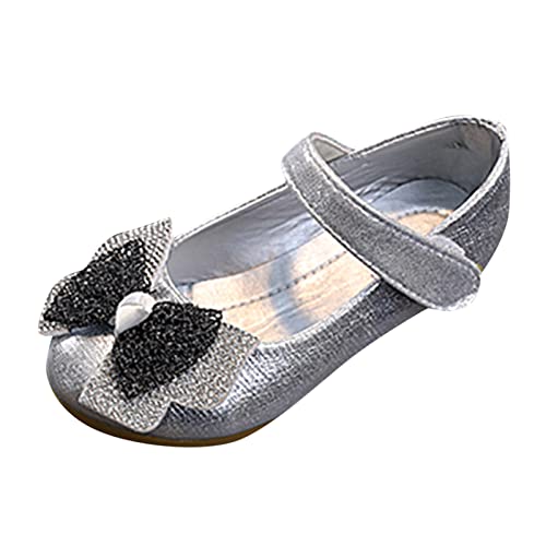 Allbestop Enfant Mary Janes Shoes, Talon Avec Paillettes Strass Chaussures de Ballet Semelle Scindée Demi Pointe Danse Mary Jane Chaussures Scintillantes pour...