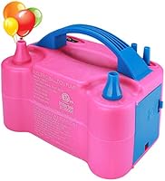 Hautton Electric Balloon Pump, Portable Dual Nozzle Electric Balloon Air Blower Electric Balloon Inflator 110V 600W for...