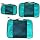 TravelWise Packing Cubes - 3 Piece Set (Teal)