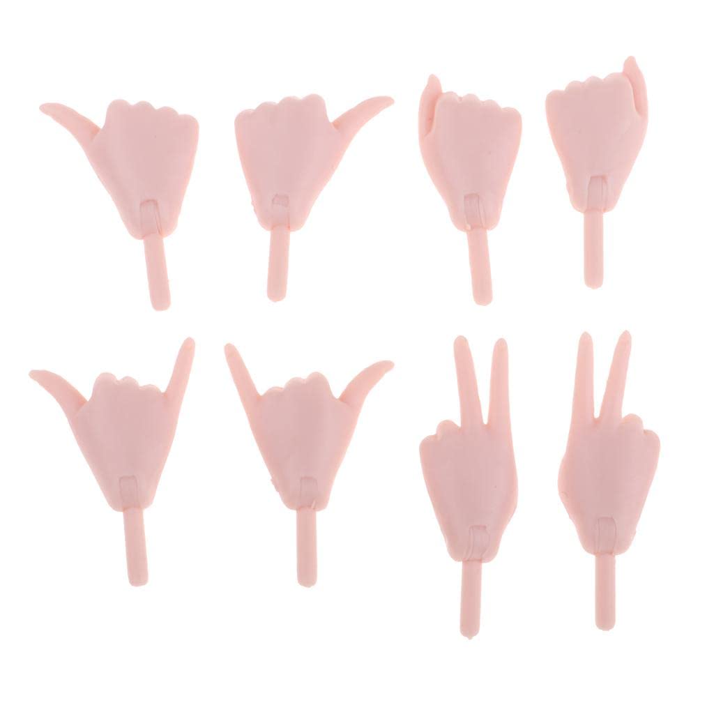 CALANDIS™ 4 Pairs Joints Movable Hands for 1/6 BJD Doll Custom Replacement Body Parts | Full Size, SD | Dollfie & BJDs | by Brand, Company, Character | Dolls-image-29