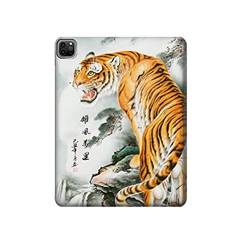 JP2750PP1 Ղ̊G Oriental Chinese Tiger Painting For iPad Pro 12.9 (2021) p^ubgP[X