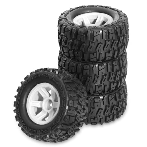 Pneus hexagonaux 12 mm à haute adhérence pour REDCAT Volcano-16 et HPI