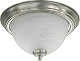 Quorum International 11" Flushmount - Satin Nickel - 3066-11-65