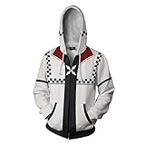 Hecho de 92% fibra de poliéster + 8% spandex. Un gran regalo para Sora / Aqua / Xemnas / Roxas y otros fanáticos de los juegos.