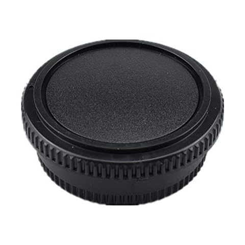 FD Kameragehäuse und hintere Objektivdeckel,kompatibel mit Canon AE-1P F-1 AV-1 A-1 AE-1 T-80 Kamera und FD Mount Objektiv & FL Mount Objektiv Cover