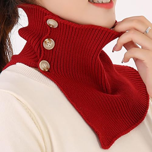 Women Scarf, Scarf Collar for Women Winter, False Collar Scarfs for Women, Neck Wrap, Collar Scarf Knitted Elastic4