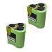 Produktbild 2x Hochleistungs Ni-MH Ersatz Akku Batterie Battery 3,6V/3,7V / 3000mAh für AEG Liliput AG1411 AG1412 AG1413 Liliput Classic 1 ersetzt 520103 für Handstaubsauger